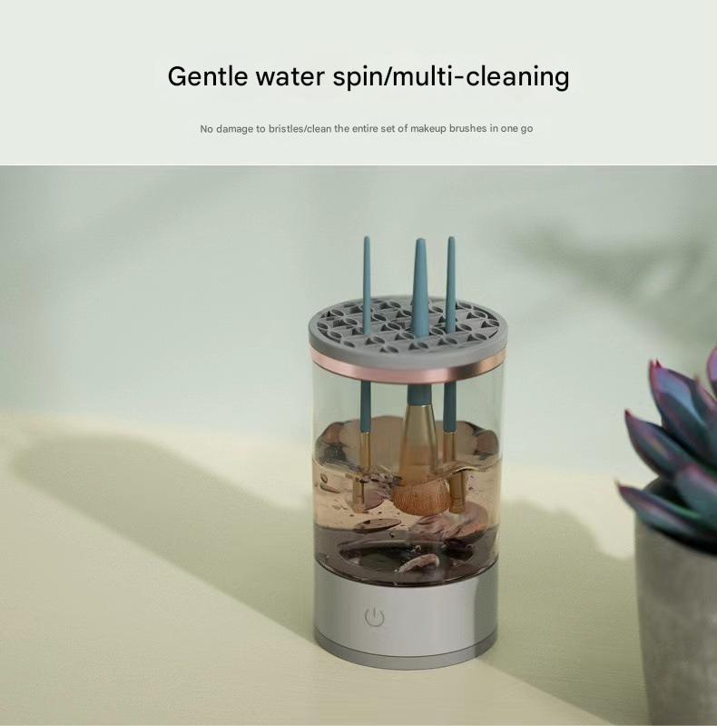 ABS Plastic Makeup Brush Electric Cleaner Professional Makeup Brush Cleaner For Beauty Stores